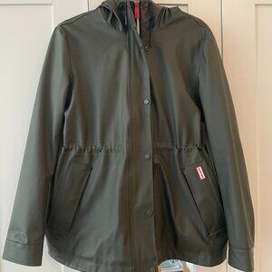 HUNTER Green Rain Jacket